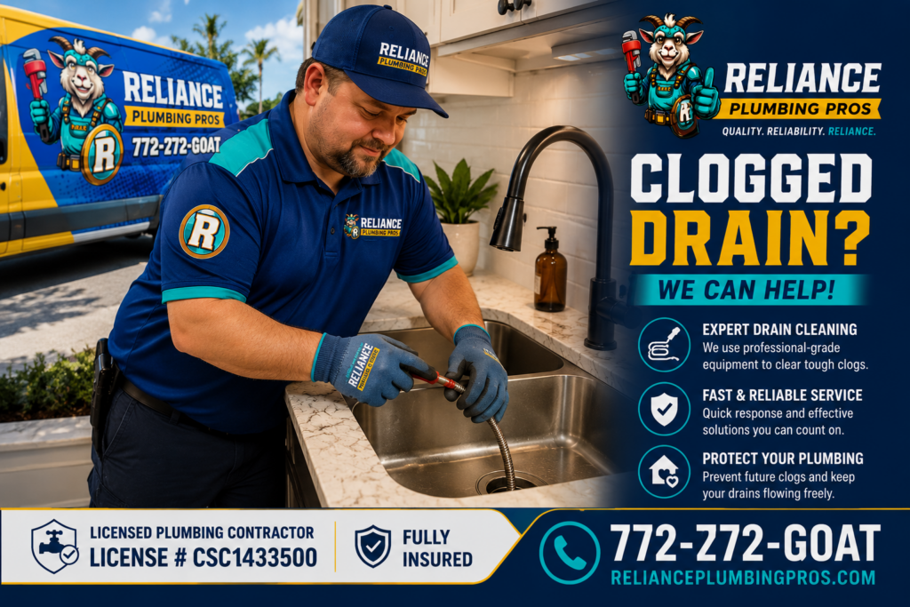 Reliance Clogged Drain