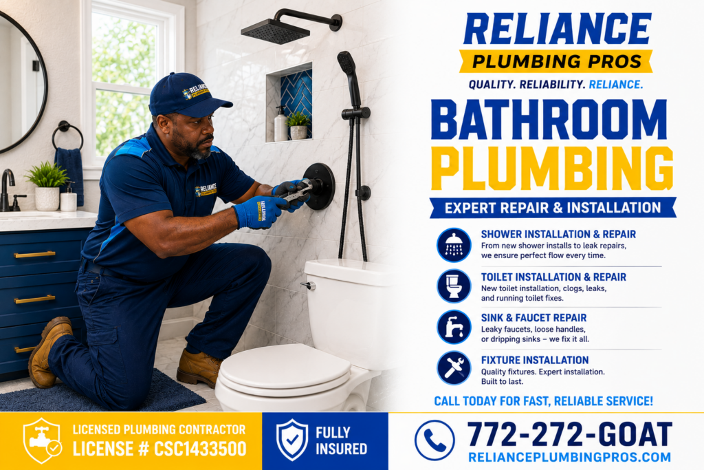 Reliance Plumbing BAthroom