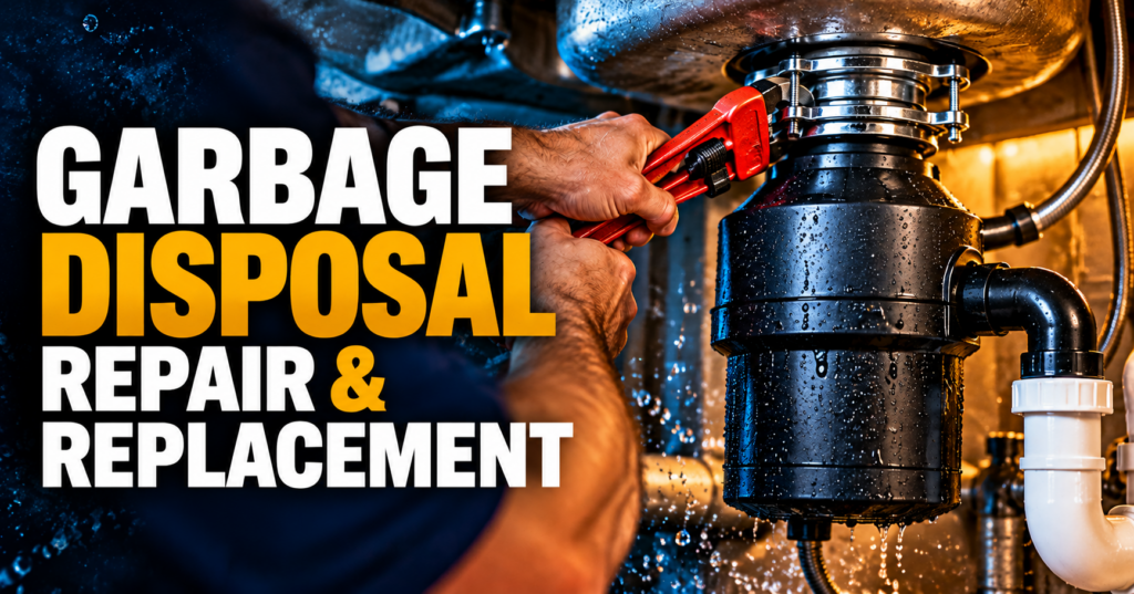 GARBAGE DISPOSAL REPAIR AND INSTALLATION PLUMBING SERVICES